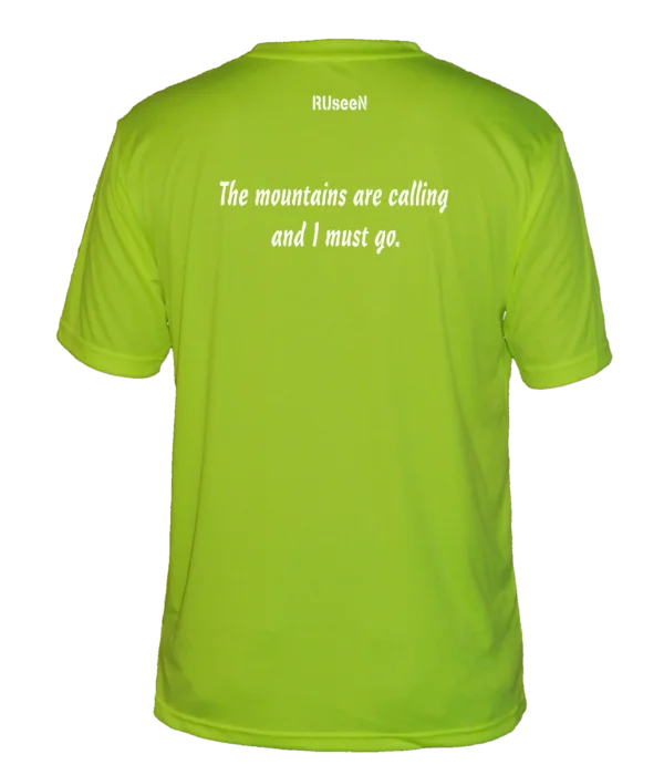 Weekend Special Men's Reflective Short Sleeve Shirt - Mountains