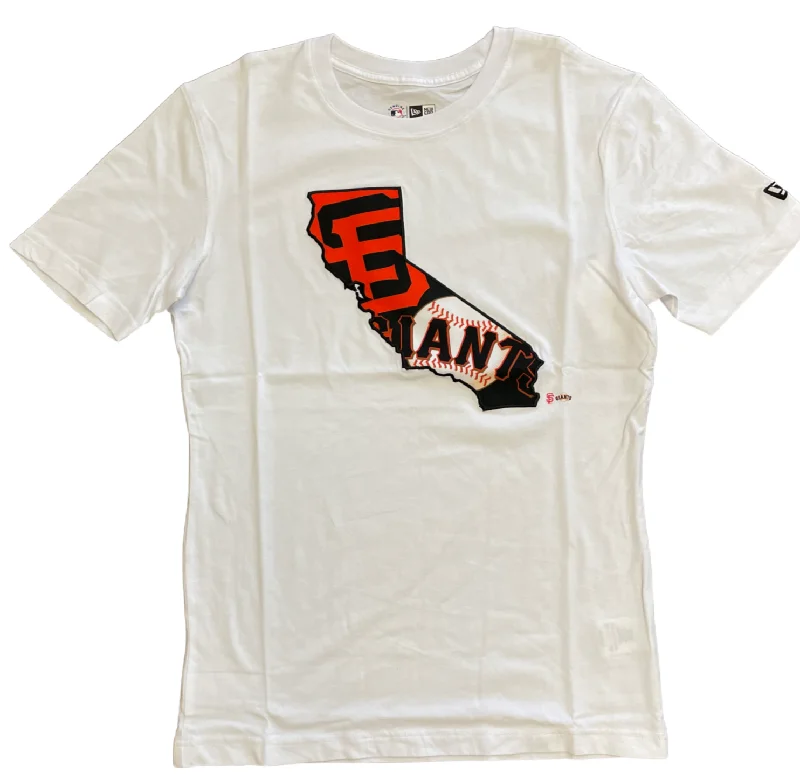Amazing Value New Era San Francisco Giants State Map T-Shirt- White
