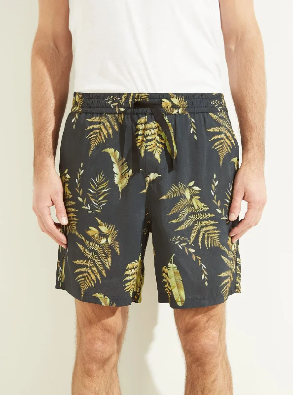 Overstock Eco Phoenix Palm Print Shorts