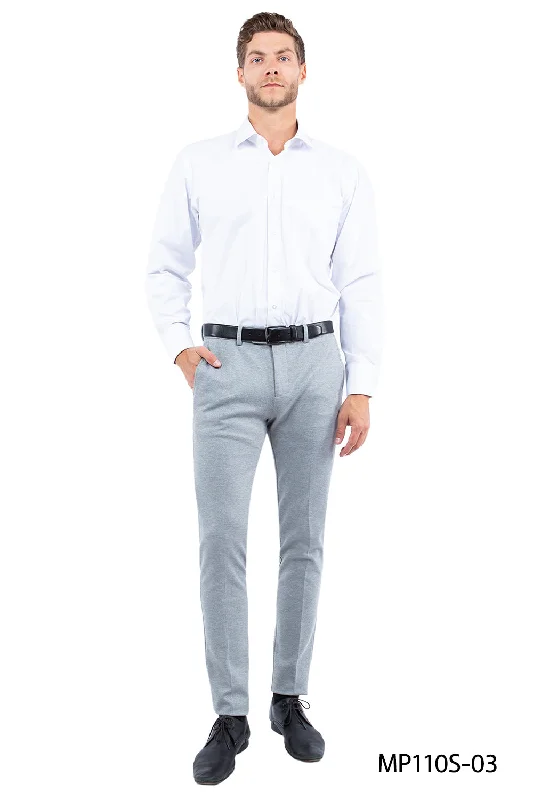 Weekend Deals That Please Z-Flex Knitteed Trousers, Grey
