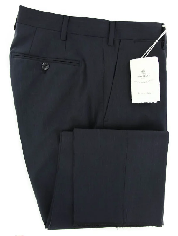 Luigi Borrelli Navy Blue Pants - 44 US / 60 EU