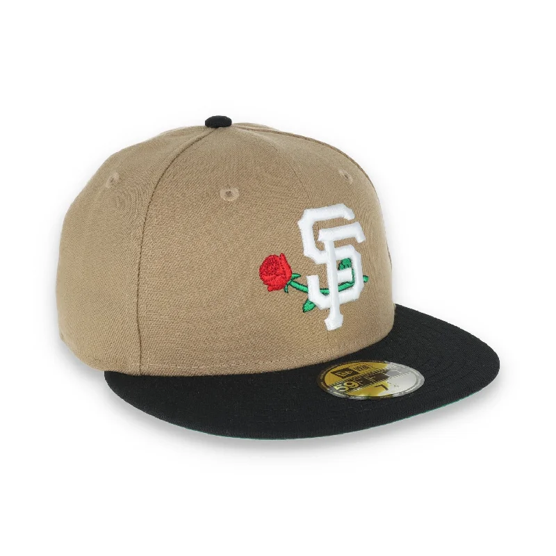 Midnight Madness New Era San Francisco Giants Rose 59FIFTY Fitted Hat-Khaki
