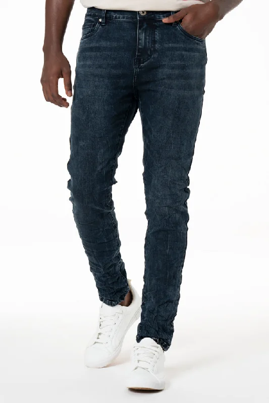 Deal Frenzy Rf02 Skinny Denim Jeans _ 137481 _ Dark Wash