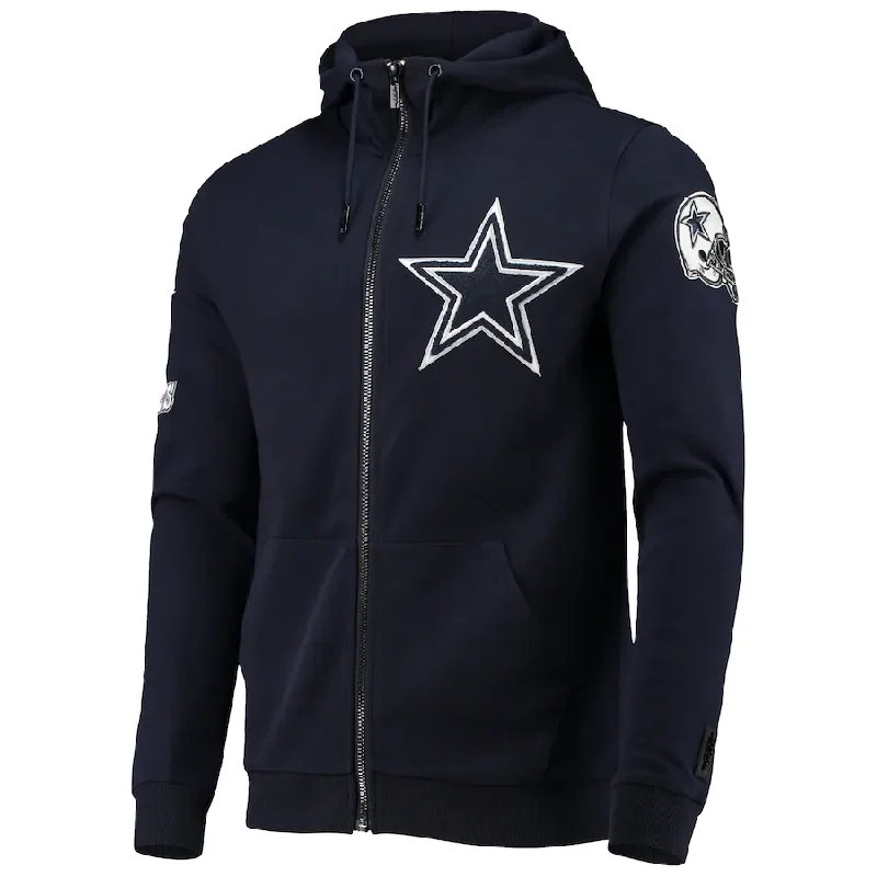 Overstock Sale PRO STANDARD DALLAS COWBOYS LOGO ZIPPER HOODY