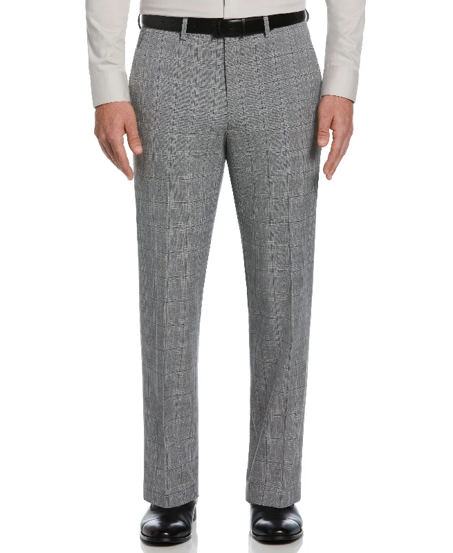 Classic Fit Stretch Plaid Suit Pant