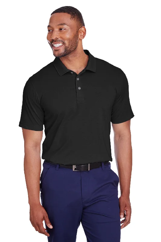 Hot Buy Puma Mens Fusion Performance Moisture Wicking Short Sleeve Polo Shirt - Black Hot Buy Puma Mens Fusion Performance Moisture Wicking Short Sleeve Polo Shirt - Black