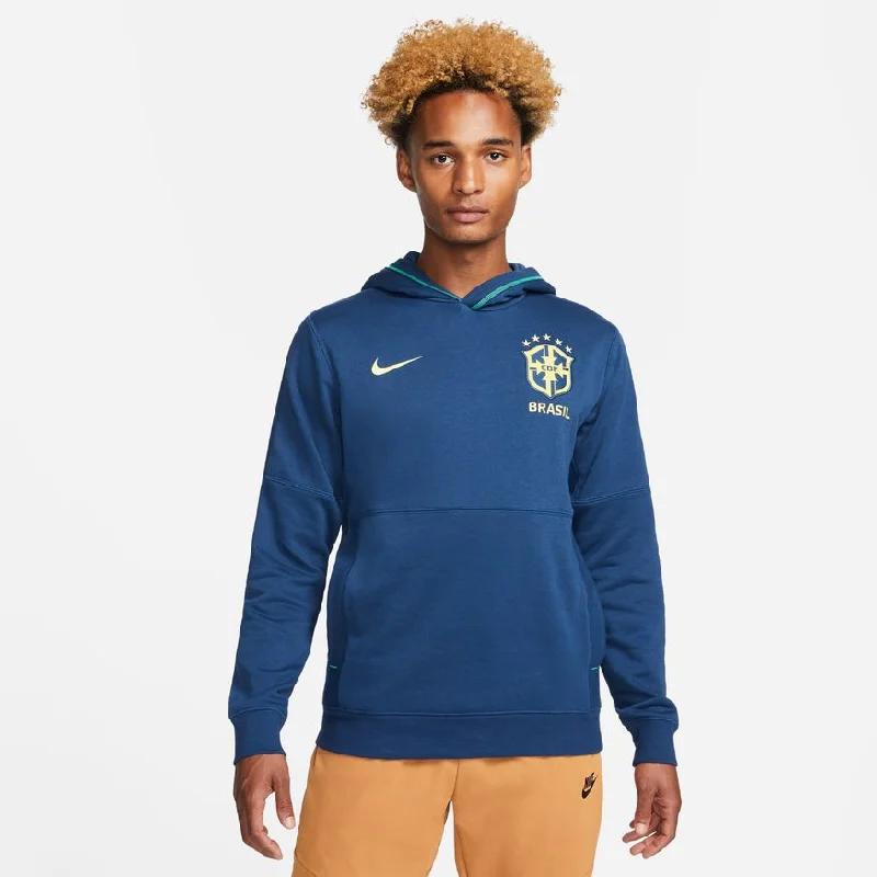 Weekend Deals to Make You Smile Nike Brazil Travel Men's Fleece Soccer Hoodie