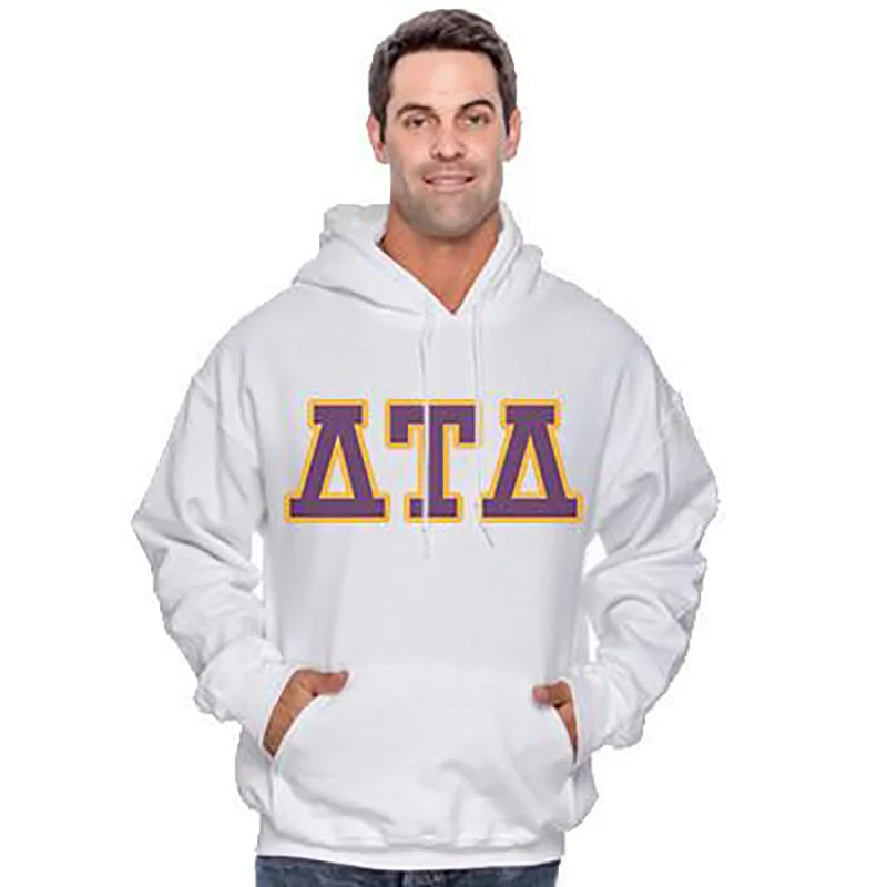 Year-End Sale Fraternity Printed Hoody with 5-Inch Letters - Gildan 18500 - SUB