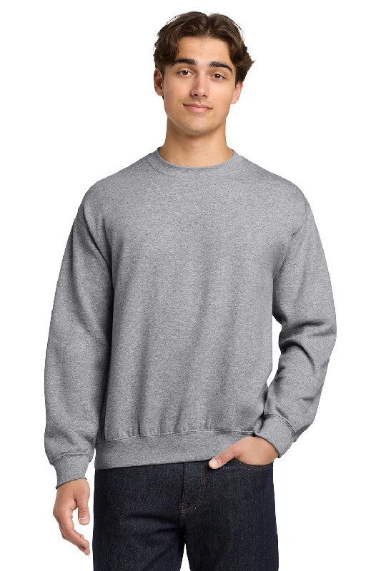 Sale Event Gildan Mens Pill Resistant Fleece Crewneck Sweatshirt - Sport Grey