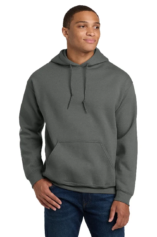 Now or Never Gildan Mens Pill Resistant Hooded Sweatshirt Hoodie w/ Pouch Pocket - Charcoal Grey Now or Never Gildan Mens Pill Resistant Hooded Sweatshirt Hoodie w/ Pouch Pocket - Charcoal Grey