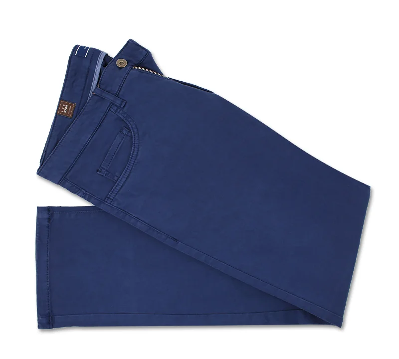 Weekend Savings Spectacle Navy Techno-Stretch Sateen 5 Pocket Pants