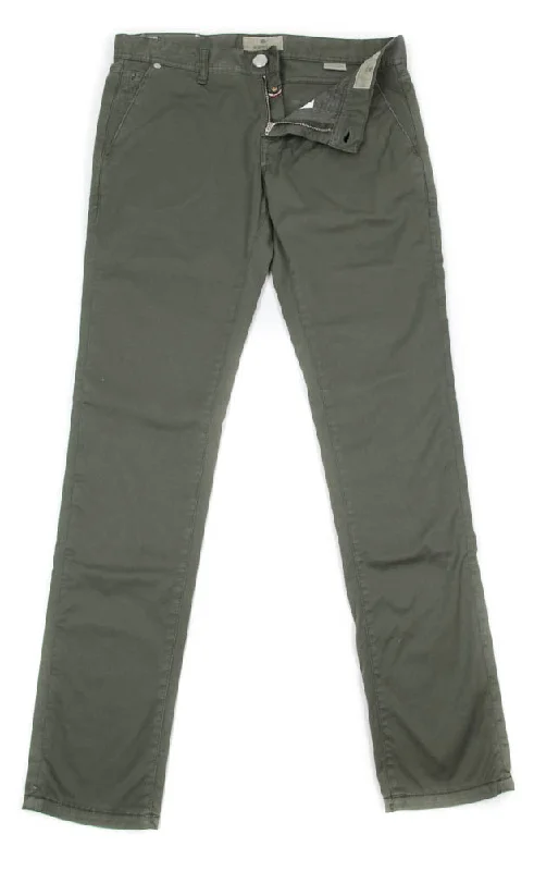 Mega Discount Luigi Borrelli Olive Green Pants - 40 US / 56 EU