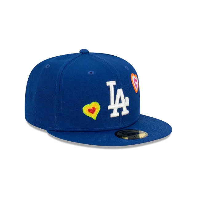 Discount Days NEW ERA LOS ANGELES DODGERS CHAINSTITCH HEART 59FIFTY FITTED HAT
