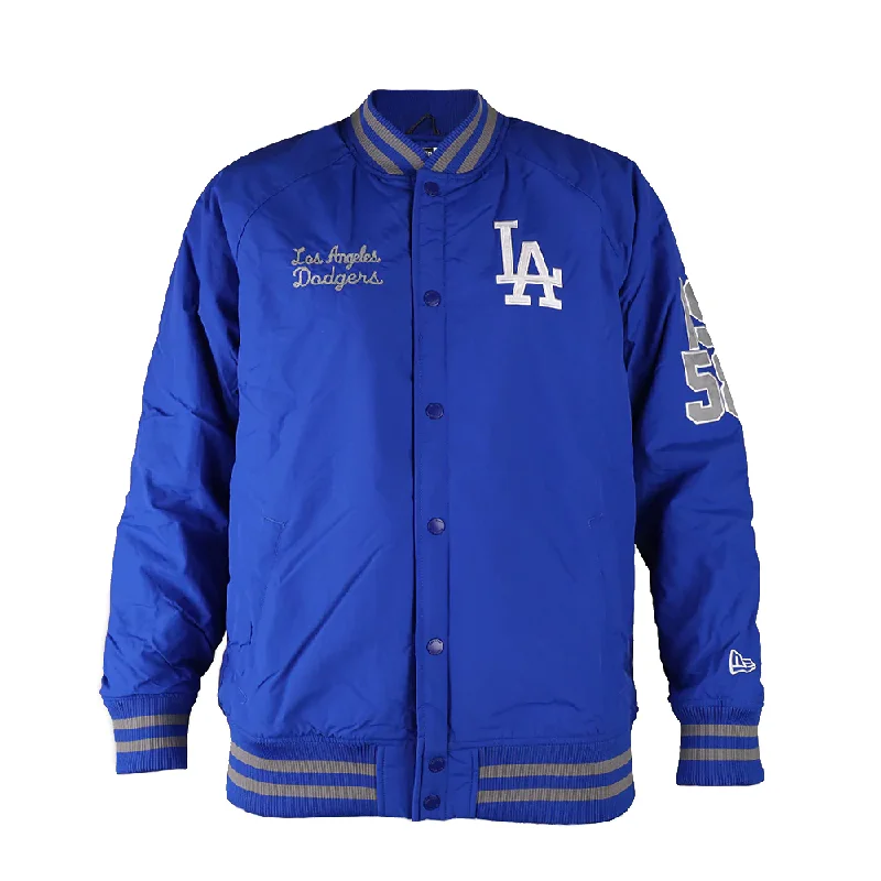 Weekend Wonders Await! New Era Los Angeles Dodgers Snap Varsity Jacket