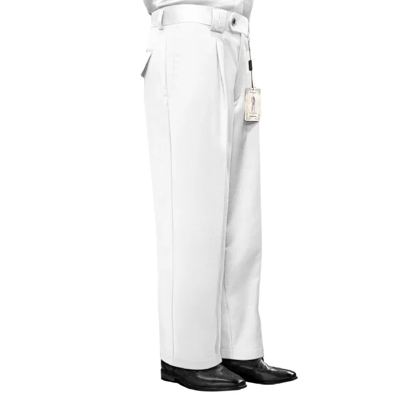 Great Deal Centauri Collection: White Wide-Leg Pants