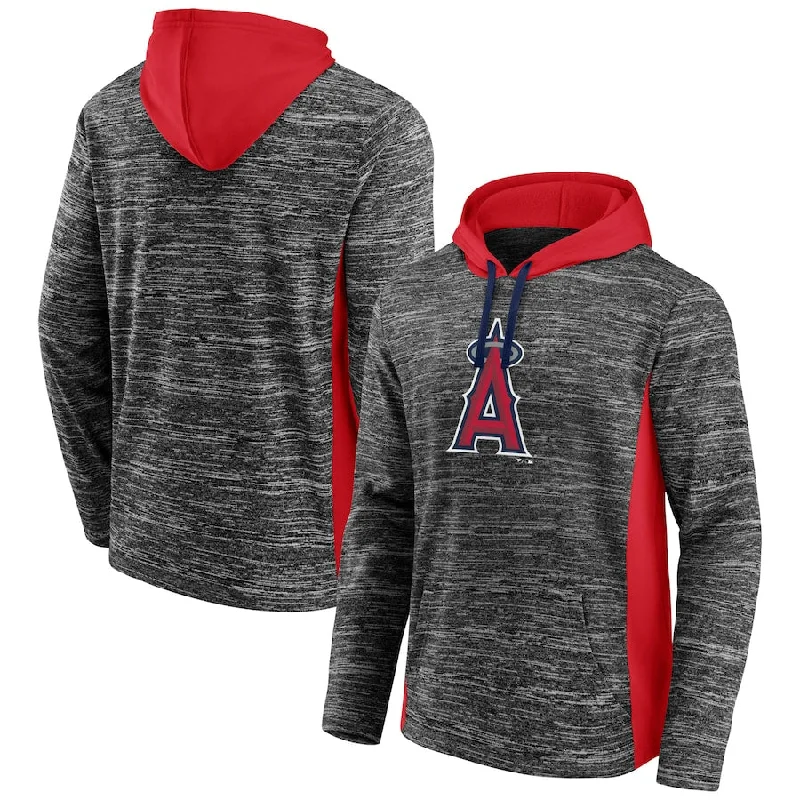 Reduced Prices Los Angeles Angels Fanatics Branded Gray/Red Instant Replay Color Block Pullover Hoodie Reduced Prices Los Angeles Angels Fanatics Branded Gray/Red Instant Replay Color Block Pullover Hoodie