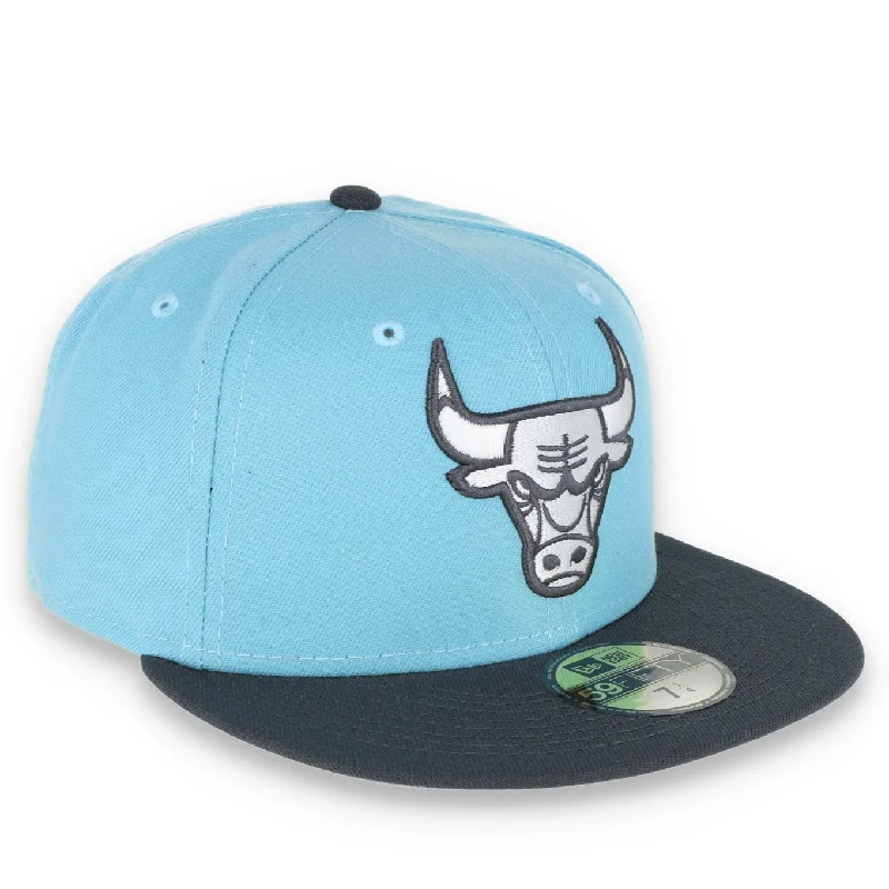Early Bird NEW ERA CHICAGO BULLS COLOR PACK 2TONE 59FIFTY FITTED HAT - BABYBLUE/GREY