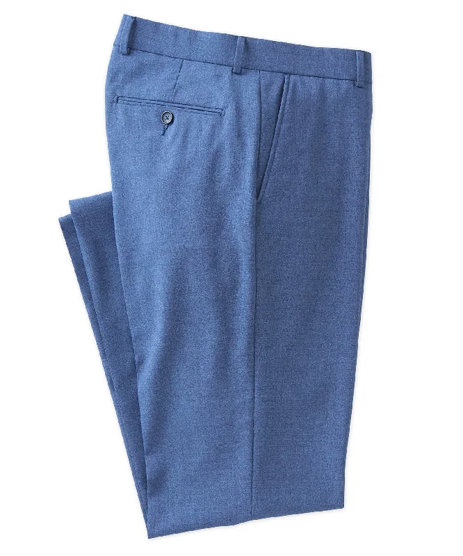 Dunhill Mouline Flat-Front Trouser