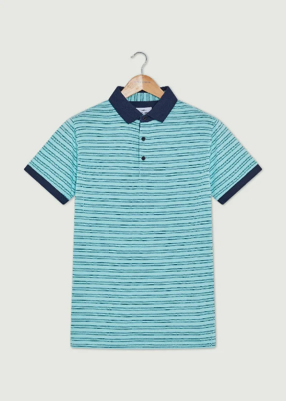 Deal of the Day Audley Polo Shirt - Aqua