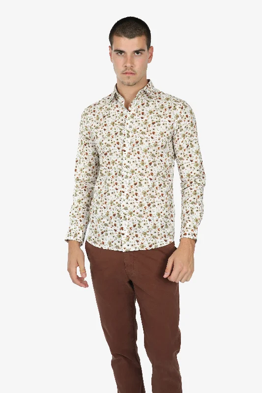 Factory Direct Sale Blooms Pebble Peached Cotton Poplin Shirt