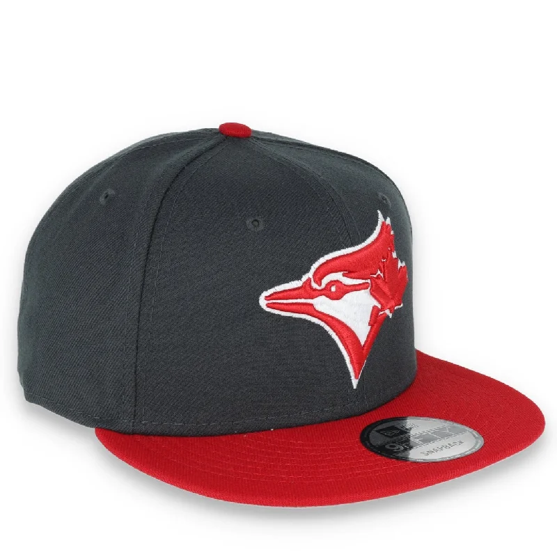 Clearance Items New Era Toronto Blue Jays 2-Tone Color Pack 9FIFTY Snapback Hat-Grey/Scarlet