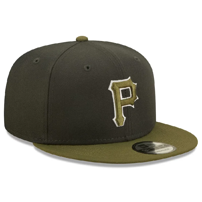 Weekend Deal New Era Pittsburgh Pirates 2-Tone Color Pack 9FIFTY Snapback Hat - Grey/Olive Weekend Deal New Era Pittsburgh Pirates 2-Tone Color Pack 9FIFTY Snapback Hat - Grey/Olive