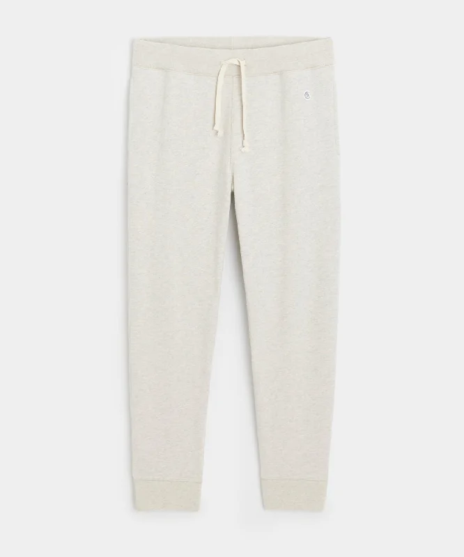 Steals and Deals Champion Midweight Slim Jogger Sweatpant in Eggshell
