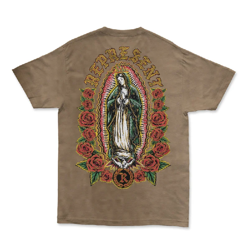 Low Price Our Lady Heavyweight Garment Dyed Tee [FADED BROWN] LIMITED EDITION