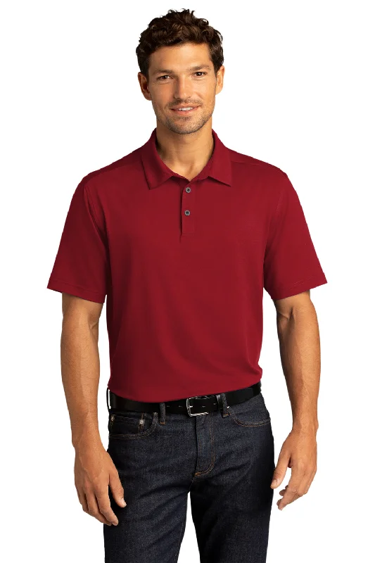 Savings Soar This Weekend Port Authority Mens City Moisture Wicking Short Sleeve Polo Shirt - Garnet Red Savings Soar This Weekend Port Authority Mens City Moisture Wicking Short Sleeve Polo Shirt - Garnet Red