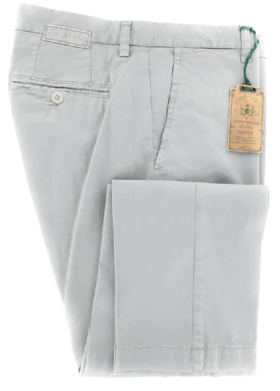 Weekend Bargains Galore Luigi Borrelli Gray Pants - 38 US / 54 EU
