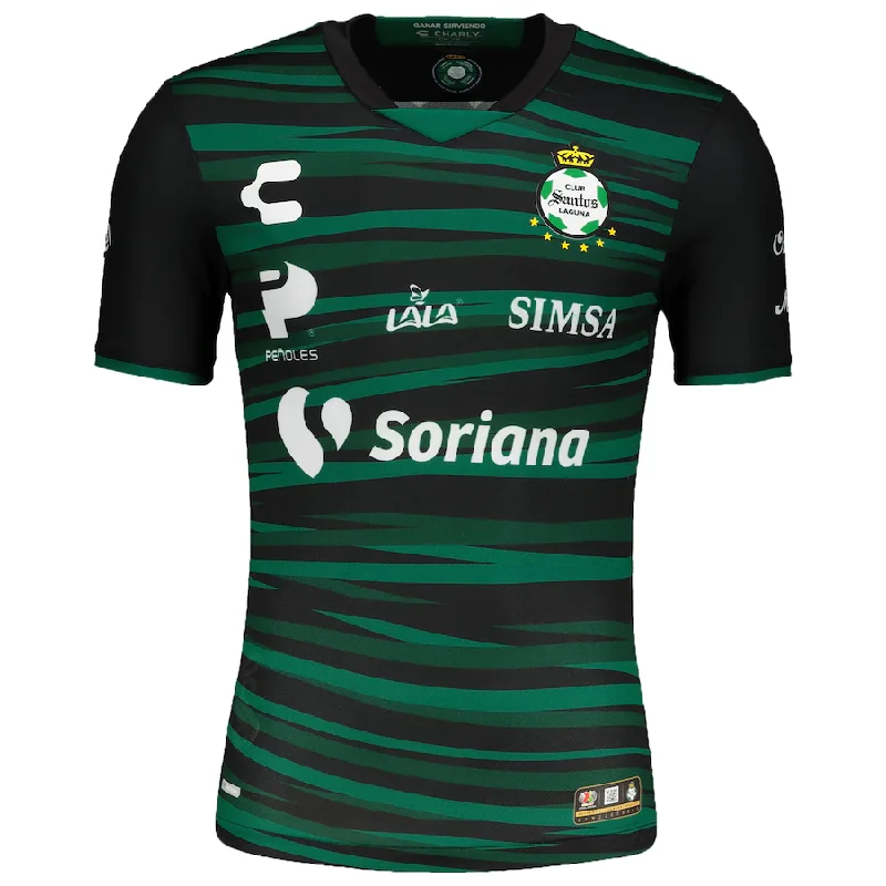 Year-End Deals Charly Santos Laguna Away Authentic Jersey 22/23 - Black/Green