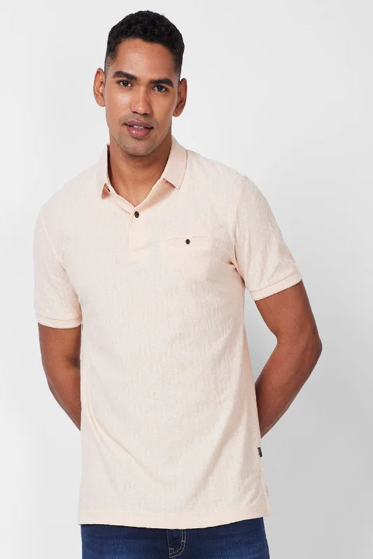 JACQUARD TEXTURE POLO