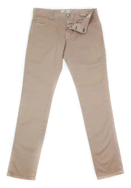 Luigi Borrelli Light Brown Pants - 40 US / 56 EU