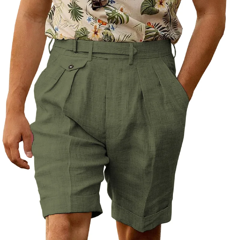 The Best Prices Summer Casual Cotton Linen Men's Shorts