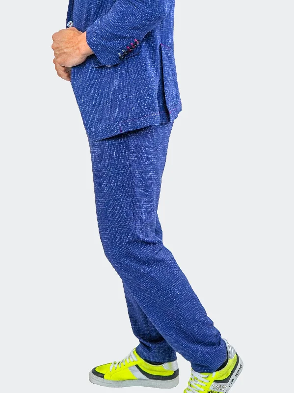 Special Price 4-Way Stretch Pants Squared Blue