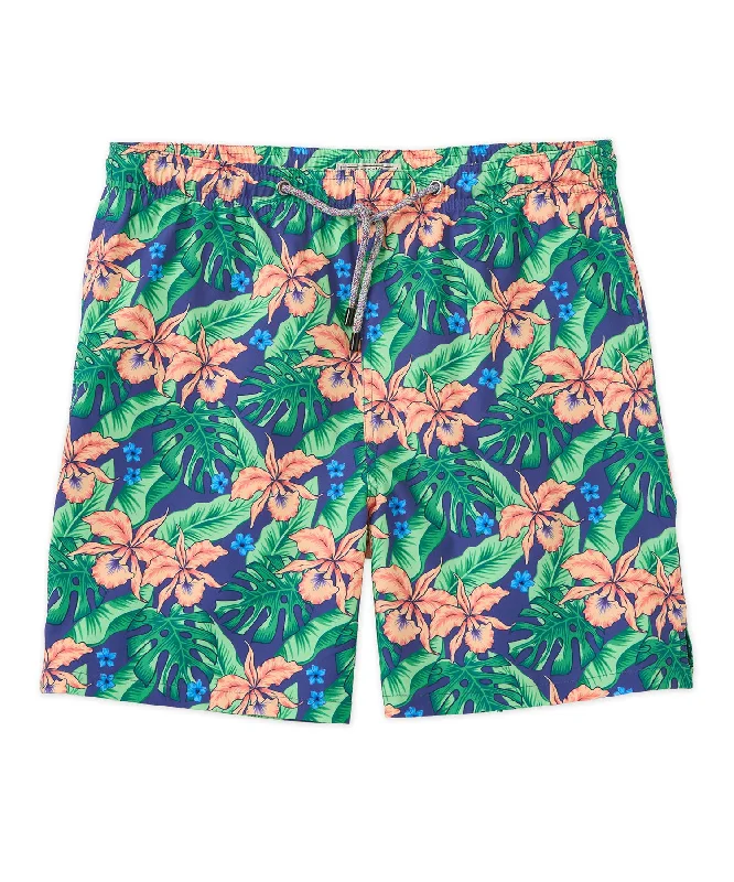 Printed Swim Trunks