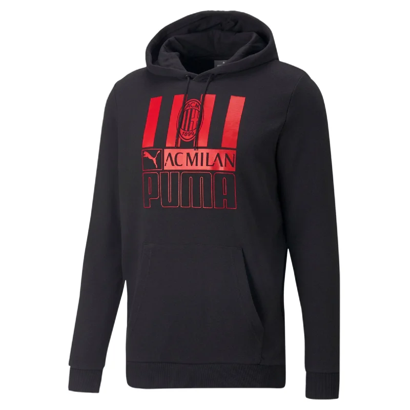 Unmissable Offer Puma AC Milan Culture Hoodie 22/23 - Black