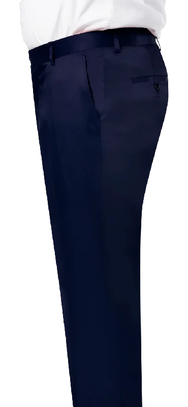 Weekend Discounts to Indulge In Kent & Park PS-02 Satin Slim Fit Pants Navy