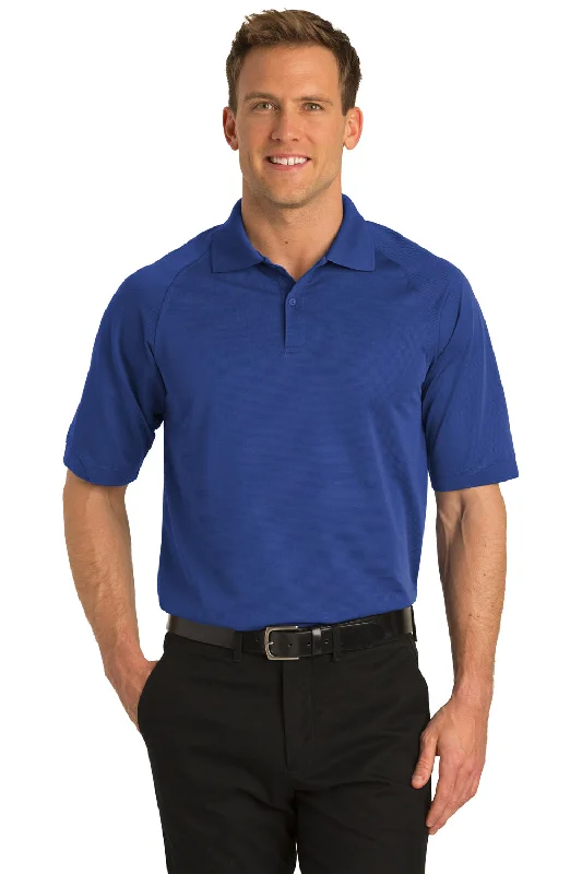 Port Authority Mens Dry Zone Moisture Wicking Short Sleeve Polo Shirt - Royal Blue