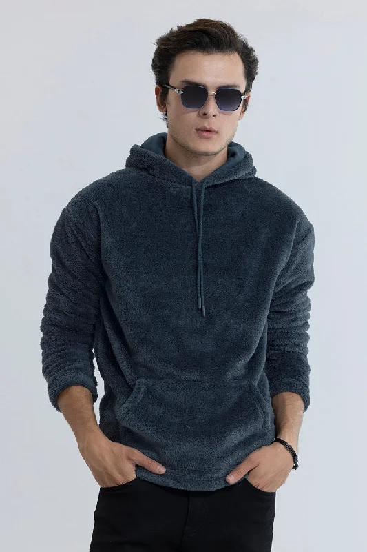 Crazy Savings Fleece Blue Hoodie