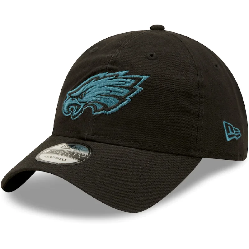 Overstock Philadelphia Eagles New Era Black 2.0 Core Classic 9TWENTY Adjustable Hat