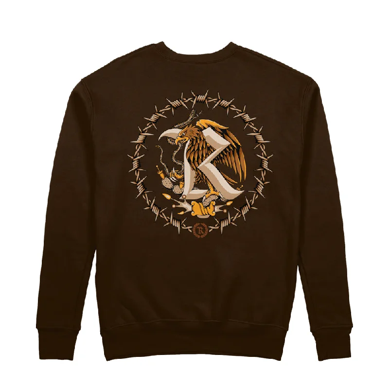 Unbeatable Prices Si Somos Crewneck Sweatshirt [BROWN] SHADES OF BROWN COLLECTION
