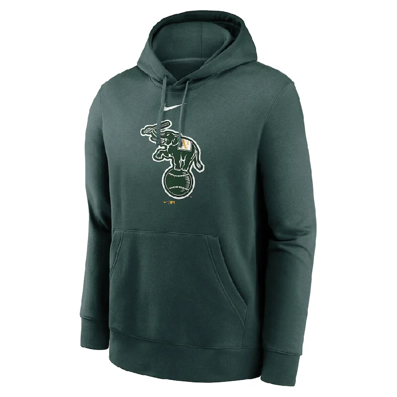 Lowest Prices Oakland Athletics Nike Alternate Logo Club Pullover Hoodie - Green