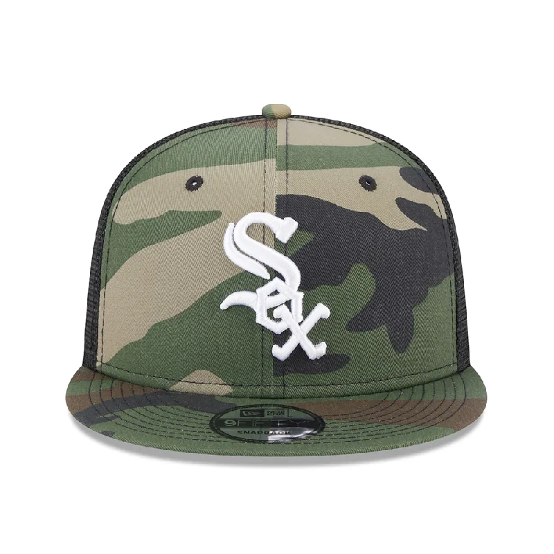 Hurry In NEW ERA CHICAGO WHITE SOX CLASSIC TRUCKER SNAPBACK 9FIFTY HAT-CAMO