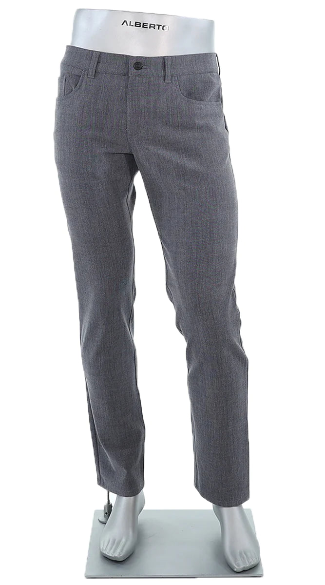Buy Now ALBERTO - PIPE Ceramica Storm (Blue-Gray Melange) Dress Five Pocket Pants