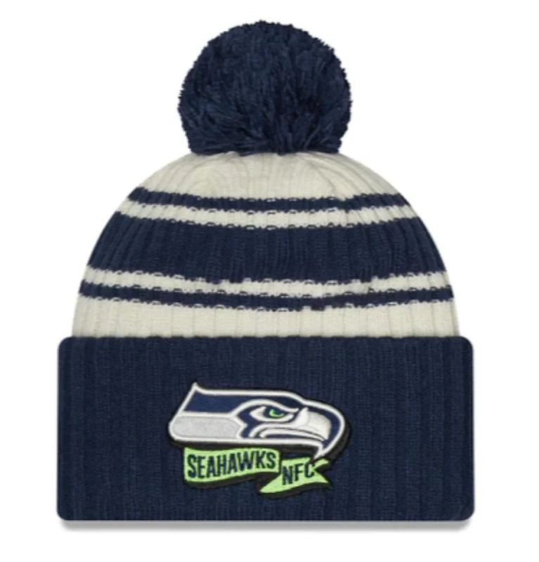 Discount Deals New Era Seattle Seahawks Cold Weather Pom Knit