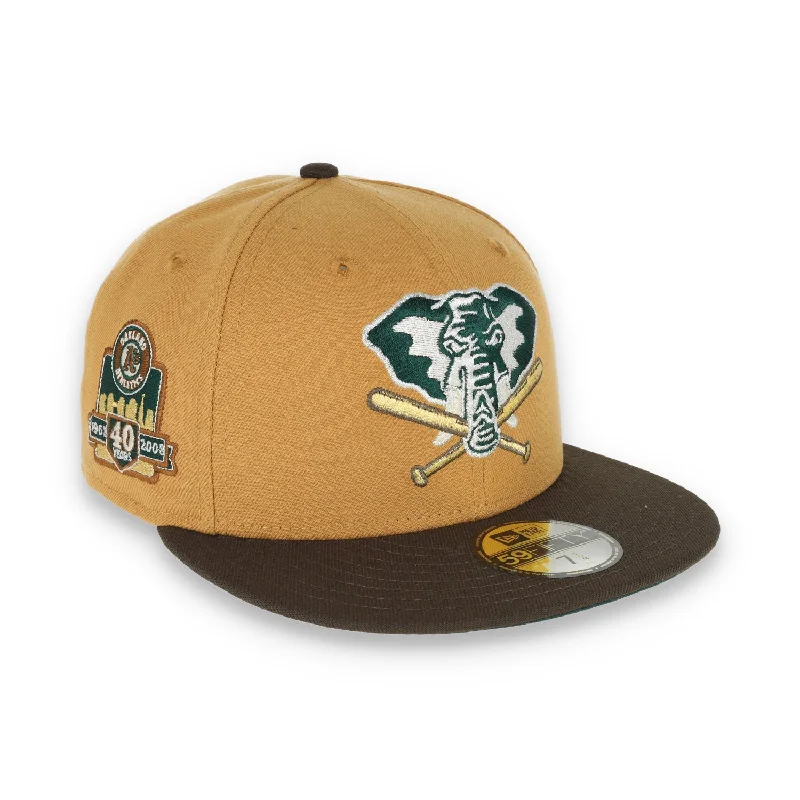 Super Savings New Era Oakland Athletics 40th Anniversary Patch 59FIFTY Fitted-Panama Tan Super Savings New Era Oakland Athletics 40th Anniversary Patch 59FIFTY Fitted-Panama Tan