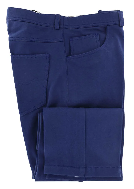 Deal Explosion Svevo Parma Blue Knit Pants