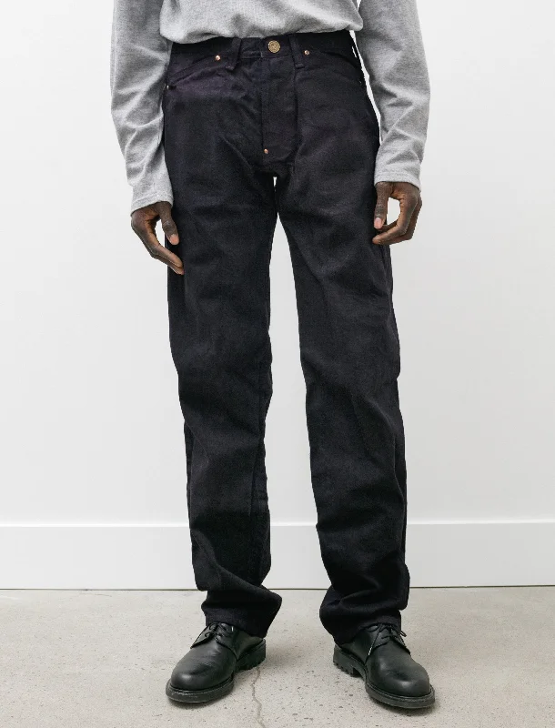 Factory Direct Sale 132 Wide Jeans 16oz Selvage Denim Hadal Purple