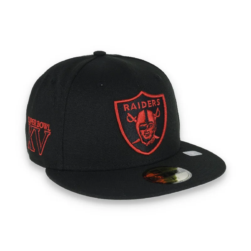 Weekend Bargains Galore Las Vegas Raiders Shield Super Bowl XV Side Patch New Era 59Fifty Fitted-Black Weekend Bargains Galore Las Vegas Raiders Shield Super Bowl XV Side Patch New Era 59Fifty Fitted-Black
